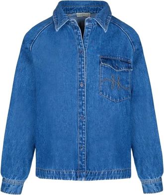 H&eacute;st Kylie Shirt - Dames - Spijkeroverhemden - Blauw - M - Katoen - Overhemden