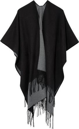 Echo Womens Ruana Wrap In Black