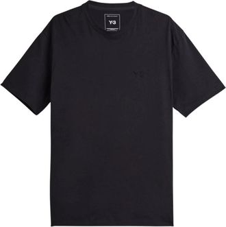 Yohji Yamamoto Regular T-shirt met korte mouwen - Heren - T-shirts - Zwart - L - Katoen - Tops