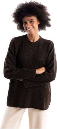 Akep Maglia Girocollo Andrea - - Knitwear - Donna - Marrone - S