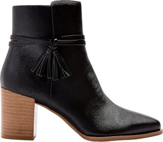 Jack Rogers Timber Tassel Bootie Leather Black 141231BT05-001 Womens