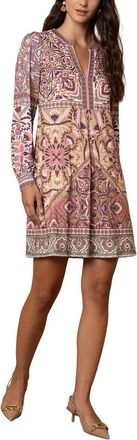 Hale Bob Hale Bob Long Sleeve Samira Mini Dress
