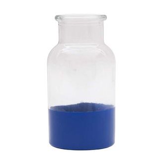 Foreside Home And Garden Maxwell Glass Blue Filled Vase at Nordstrom
