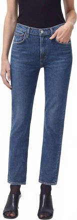 A Gold E Merrel Mid Rise Straight Jean In Cinema