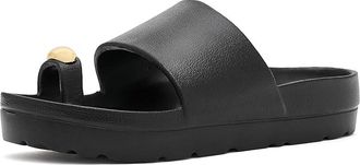 Mia Sundae Womens Sandals Black : 10 M, Synthetic
