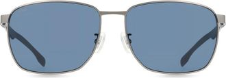 BOSS Boss 1469/F/SK Asian Fit R81/KU Mens Sunglasses Silver Size 62