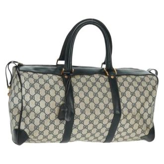 Gucci Pre-owned Weekend Bags, female, Blue, Size: ONE SIZE Pre-owned Weekend Bag