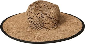 Twin-Set Fedora con bordo intrecciato - Marrone