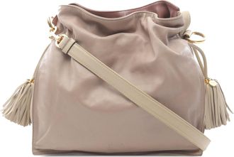 Loewe Pre-owned Womens Nappa Aire Bucket Bag - Silver Leather - One Size