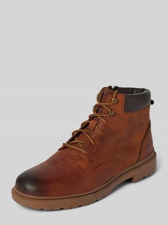Geox Lederboots mit Zugschlaufe Modell ANDALO in Cognac, Größe 42