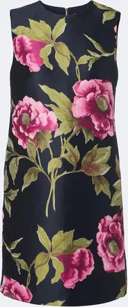 Carolina Herrera Floral jacquard shift dress