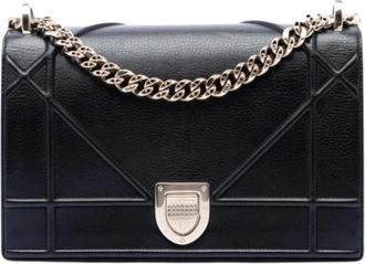 Dior Pre-owned Diorama Schoudertas - Dames - Vintage Schoudertas - Zwart - ONE Size - Leer - Vintage