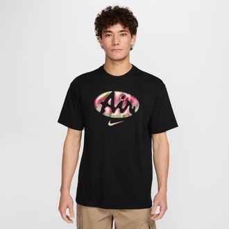 Nike Mens Nike Sportswear Max90 T-Shirt in Black | HJ0586-010