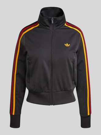 adidas Originals Regular Fit Trainingsjacke mit Label Stitching in Black, Gr&ouml;&szlig;e XS