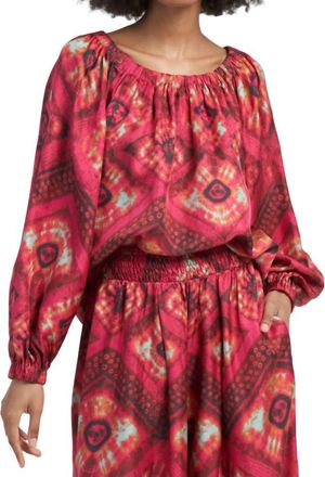 Ulla Johnson Nadya Blouse In Wild Rose