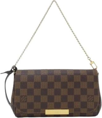 Louis Vuitton Pre-owned Shoulder Bags, female, Brown, Size: ONE SIZE Pre-owned Canvas louis-vuitton-bags