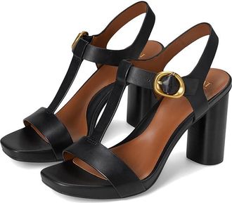 Naturalizer Jordis Womens Wedge Shoes Black Leather : 10.5 M (B)