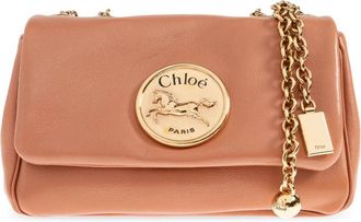 Chlo&eacute; Heritage Kleine schoudertas - Dames - Schoudertassen - Roze - ONE Size - Leer - Tassen