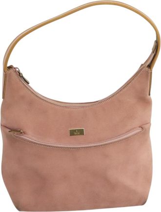 Gucci Hobo Pink Suede Handbag (Pre-Owned)