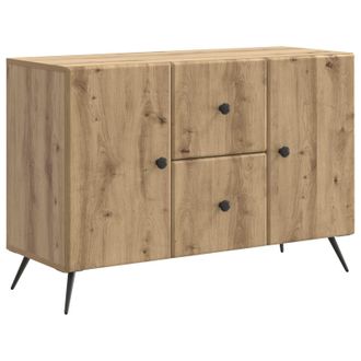 vidaXL Aparador Roble Artesanal 89 X 34,5 X 60 Cm Madera De Ingenier&iacute;a Vidaxl