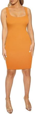 Naked Wardrobe The NW Tank Minidress in Orange at Nordstrom Rack, Size X-Small