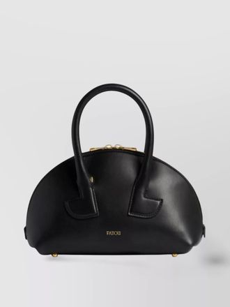 Patou leather mini shoulder bag