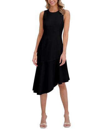 Ted Baker Asymmetric Slim Fit Midi Dress