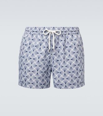 Frescobol Carioca Rio printed swim trunks