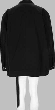 Rick Owens Jumbo Worker Jacket - Black