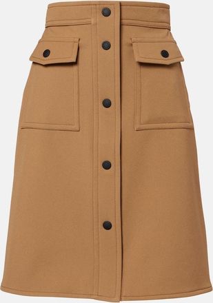 Moncler High-rise midi skirt
