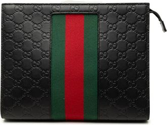 Gucci Pre-owned Gucci Guccissima Web Clutch Unisex I4CMJWECQYCZU2WJ