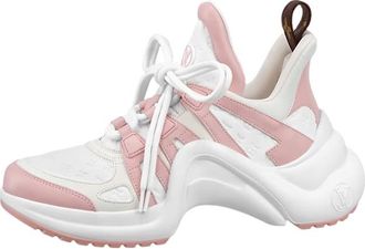Louis Vuitton (WMNS) LOUIS VUITTON LV Archlight Sneakers White Pink 1ABP72