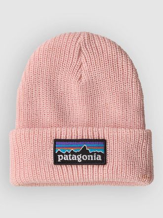 Patagonia Logo Kids Beanie pink