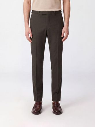 Pantaloni Torino Pantaloni slim fit in lana vergine con chiusura decentrata