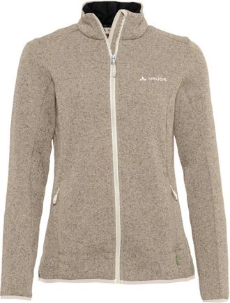 Vaude Lange Mouw Trainingstop - Dames - Sportshirts - Beige - 3XL - Fitness