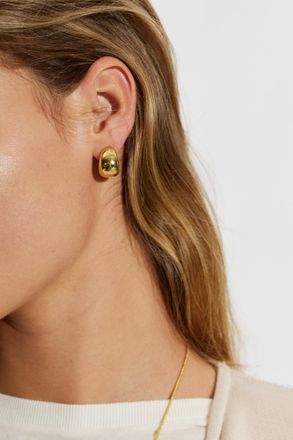 LI&Eacute; STUDIO Silver Earrings Violet, Womens, Gold