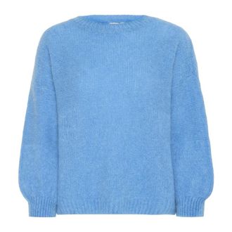 Ichi Ichi - Ixmarita LS Strik 20122010 - Dames - Truien - Blauw - Maat: XS