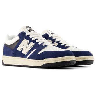 New Balance Unisex-Adult 480 V1 Sneaker, Nb Navy/Sea Salt, 7