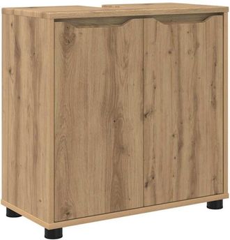 vidaXL Armario Para Lavabo De Ba&ntilde;o Roble Artesanal 60 X 30 X 60 Cm Vidaxl