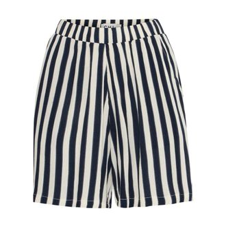 Ichi Ichi - Gestreepte Shorts Total Eclipse - Dames - Korte broeken - Veelkleurig - Maat: XS