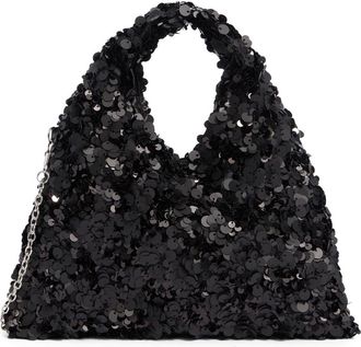 Jessica McClintock Fern Sequin Clutch in Black at Nordstrom Rack