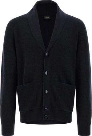 Brioni Truien - Heren - Vesten - Blauw - L - Wol - Truien & Vesten