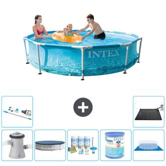 Intex Piscina Con Estructura Redonda - 305x76 Cm - 8-piezas S41364
