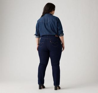 Levi's 314 Shaping Straight Jeans (Plus Size) - Womens - 14L - Blue