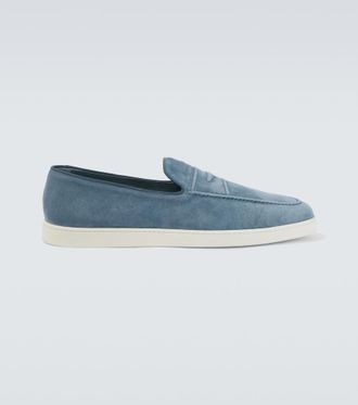 Churchs Pebbles suede penny loafers