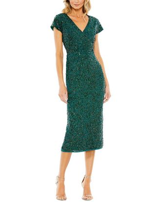 Mac Duggal Wrap Cocktail Dress