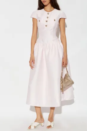 Self Portrait Dress With Pockets, Womens, Pink