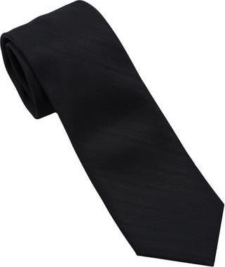 DKNY Jacquard Stripe Tie in Black at Nordstrom Rack