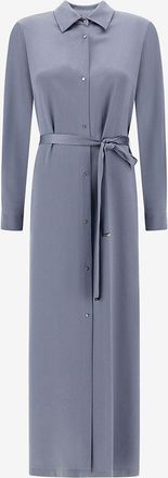 Herno Langes Satinhemdkleid Resort