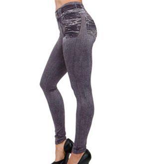 Generic Skinny Jeans Trousers Ladies Denim Trousers Slim Fit Stretch Skinny Jeans Leggings Tights Ladies High Waist Jeans Ladies Tight Trousers Push Up Hipste